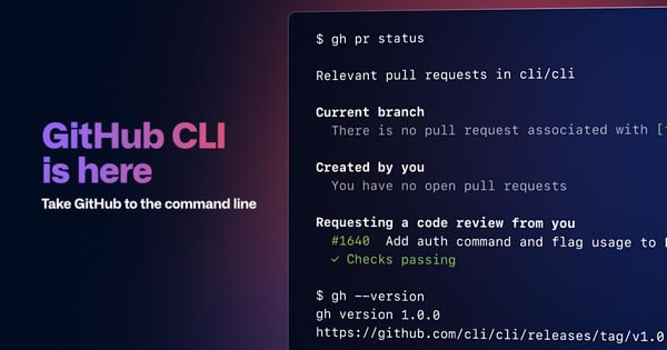 GitHub CLIٷʽءGitHub CLI v1.0.0 ٷʽ