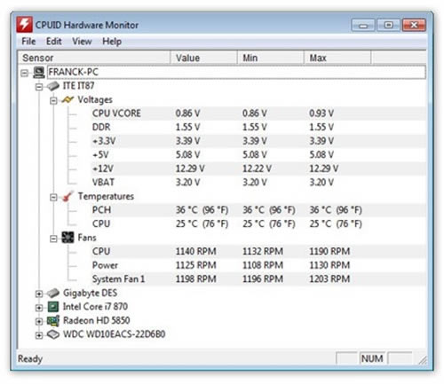 HWMonitorءHWMonitor¶ȱ³ʦ v1.5.1 ٷʽİ