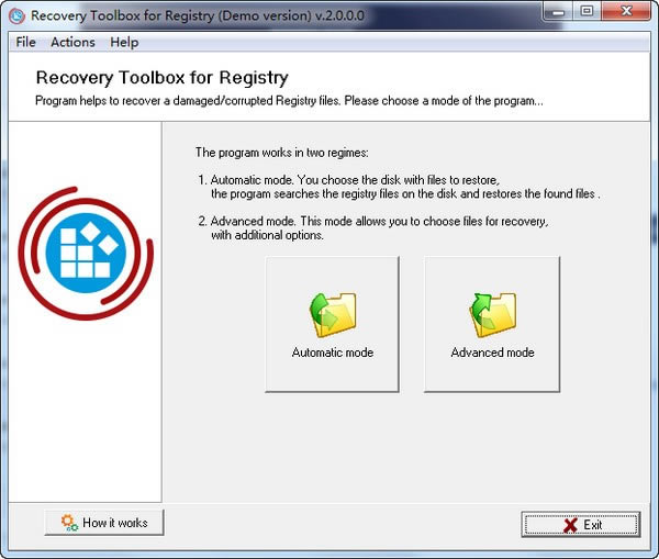 Recovery Toolbox for RegistryءRecovery Toolbox for Registry v2.0.0.0 ٷʽ