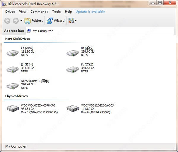 DiskInternals Excel RecoveryM(fi)dDiskInternals Excel Recovery(Excelļ֏(f)ܛ) v5.6.0.0 ٷʽ