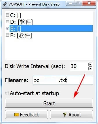 Prevent Disk Sleep