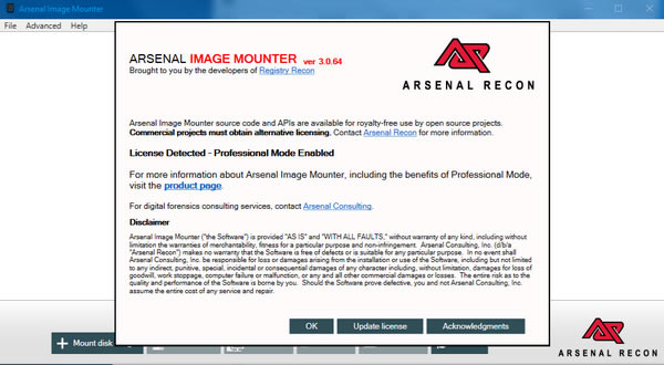 Arsenal Image MounterءArsenal Image Mounterٷʽ v3.0.64 ɫ