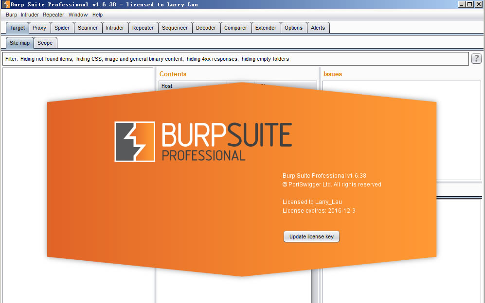 Burp Suiteر桿Burp Suite v2.1 