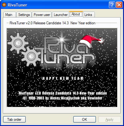 RivaTunerءRivaTunerƵ v2.24 ر-վ