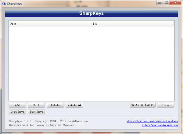 SharpkeysGɫdSharpkeys(IPI޸ܛ) v3.9.0.0 Gɫ