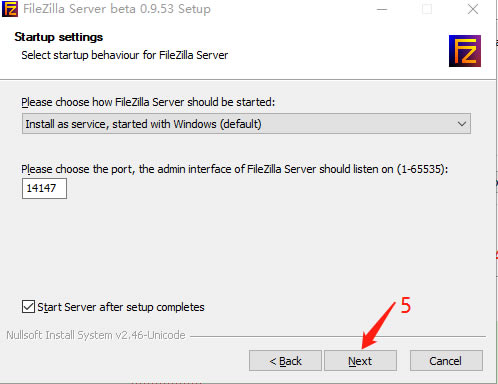 Filezilla ServerFTP