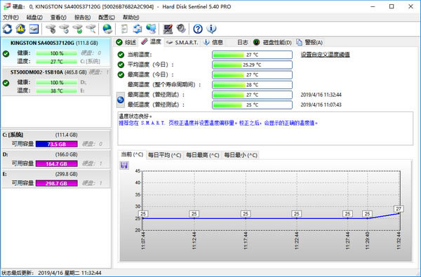 ӲڱرءӲڱɫ(Hard Disk Sentinel) v5.40.10482 İ-վ