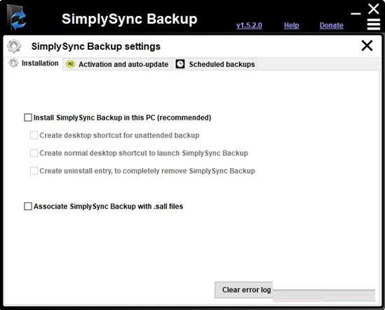 SimplySync BackupءSimplySync Backup v1.5.2.0 Ѱ