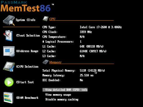 MemTest86İͼ