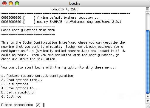 BochsءBochsģ v2.6.8 ʽ