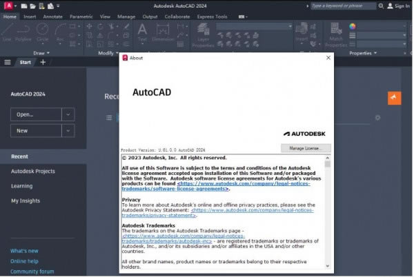 AutoCAD2024⼤İd 1DƬ