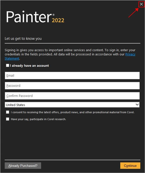 Painter 2022رءCorel Painter 2022ر v22.0.0.164 İ()-վ