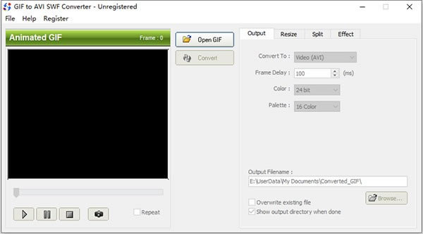 GIF to AVI SWF ConverterdGIF to AVI SWF Converter(DƬʽD(zhun)Q) v3.1 ٷʽ