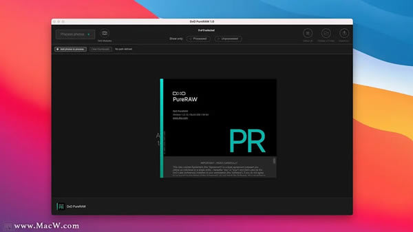 DxO PureRAW؄edDxO PureRAW(RAWļ̎ܛ) V1.1 ؄e