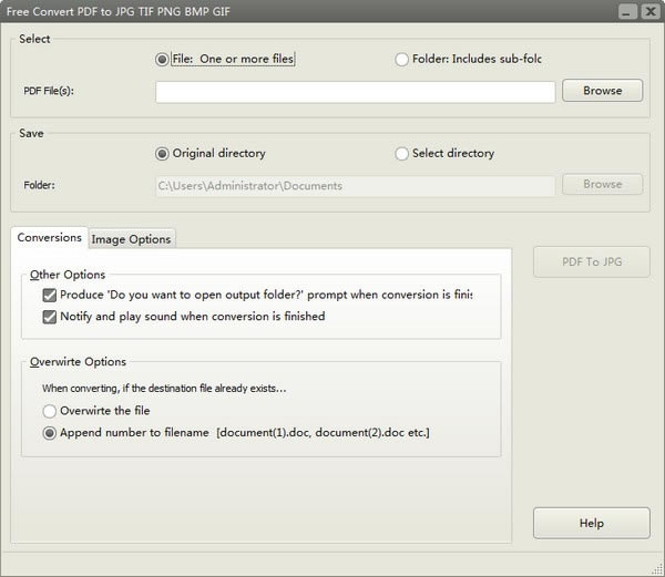Free Convert PDF to JPG TIF PNG BMP GIFٷʽءFree Convert PDF to JPG TIF PNG BMP GIF(PDFתͼƬ) v8.8.1 ٷʽ