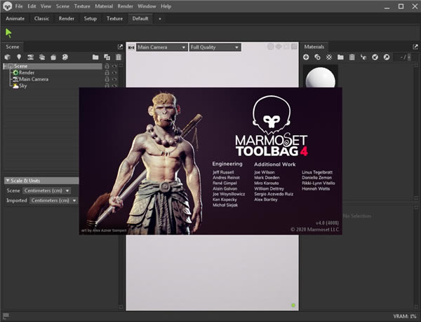 Marmoset ToolbagرءMarmoset Toolbagİ v4.0.2 ر