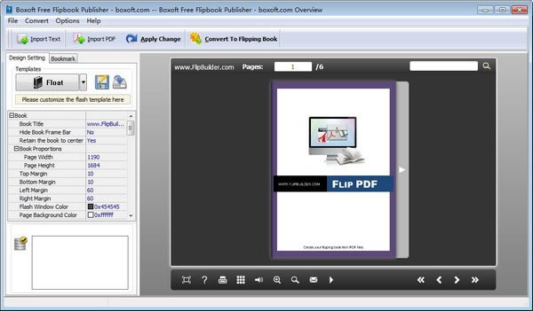 Boxoft Free Flipbook PublisherءBoxoft Free Flipbook Publisher(ͼ) v1.0 ٷʽ