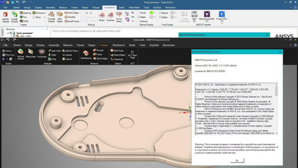 Ansys DiscoveryءAnsys Discoveryر v2021 ɫİ