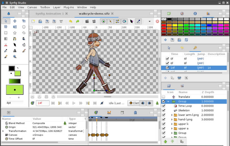 Synfig Studioİ桿Synfig Studio v1.0.2.0 °