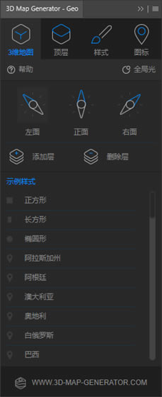 3D Map Generator GEOء3D Map Generator GEO v1.5 °