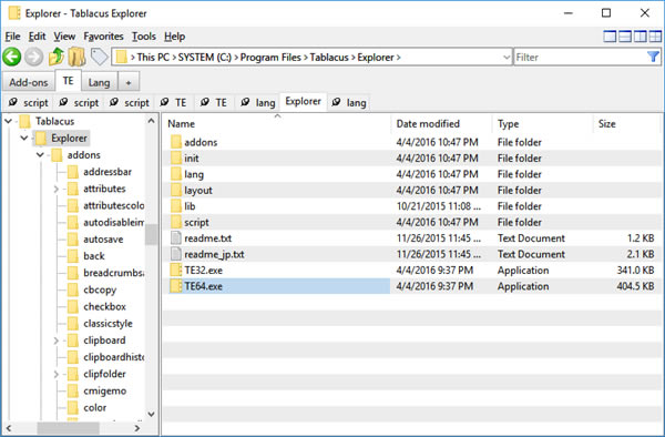 Tablacus Explorerʽ桿Tablacus Explorer(ǩļ)ʽ v22.1.12 ɫ