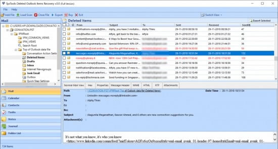 SysTools Outlook Deleted Items RecoveryءSysTools Outlook Deleted Items Recovery(ɾʼָ) v3.0 Ѱ