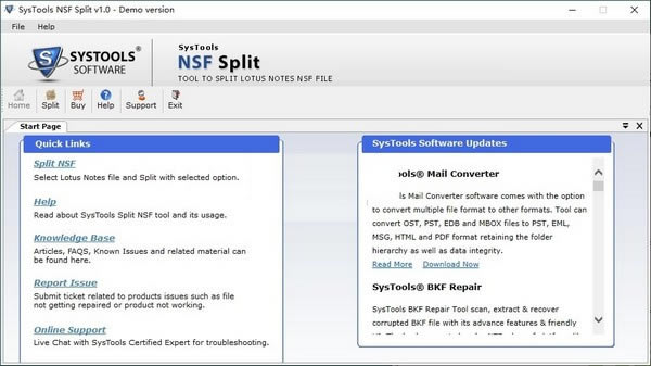 SysTools NSF SplitءSysTools NSF Split(NSFļָ) v1.0 ٷʽ