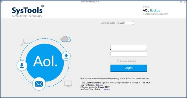 SysTools AOL BackupءSysTools AOL Backup(AOLݹ) v5.0 ٷʽ