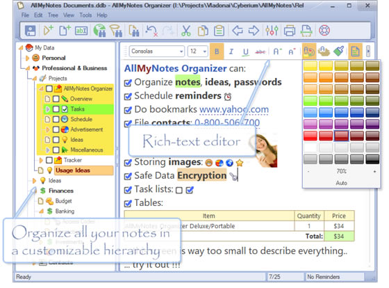 AllMyNotes OrganizerءAllMyNotes Organizerİ v3.39 Ѱ