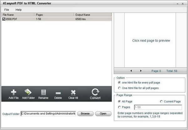 4Easysoft PDF to HTML Converterٷʽء4Easysoft PDF to HTML Converter(PDFתHTMLת) V3.0.12 ٷʽ