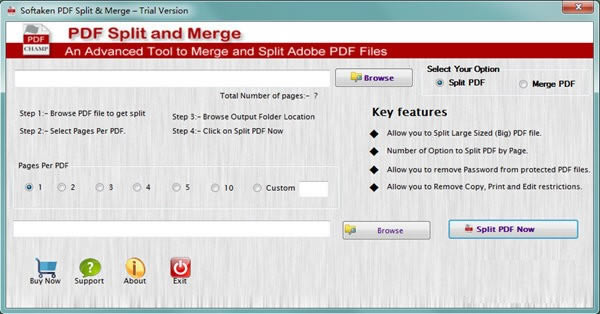 Softaken PDF Split MergeٷʽءSoftaken PDF Split Merge(PDFֺϲ) v1.0 ٷʽ