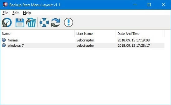Backup Start Menu Layoutͼ