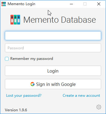 Memento Databaseʽ桿Memento Database v1.9.6 İ