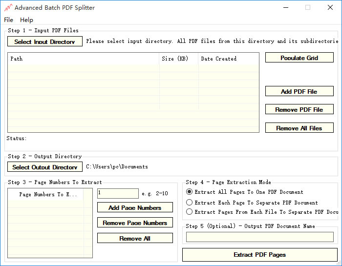 Advanced Batch PDF SplitterAdvanced Batch PDF Splitter v1.9.33 Ѱ