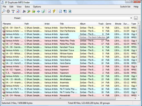 EF Duplicate MP3 FinderѰءEF Duplicate MP3 Finder(MP3ļع) v20.09 ٷʽ