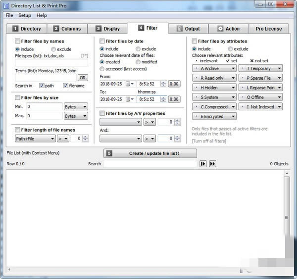 Directory List&Print ProءDirectory List&Print Pro(Ŀ¼бӡ) v4.07 Ѱ