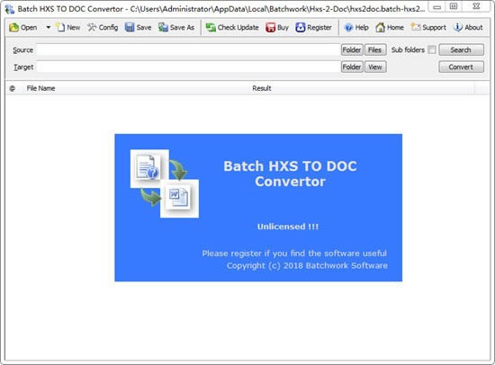 Batch HXS TO DOC ConverterرءBatch HXS TO DOC Converter(HXSתWordת) v2020.12 Ѱ