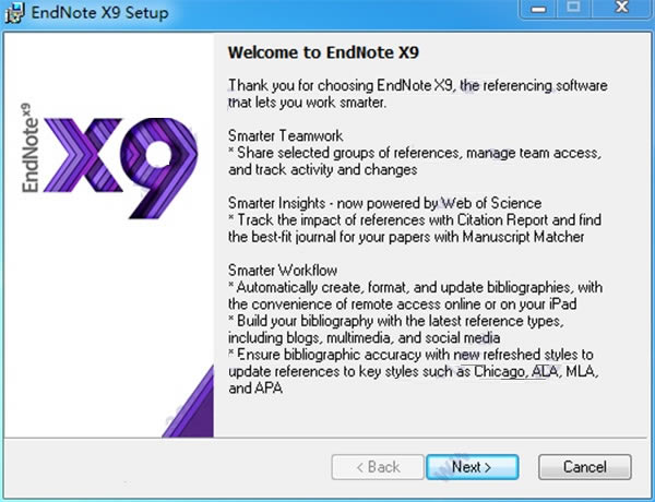 EndNoteءEndNoteX9ر v2020 ɫİ