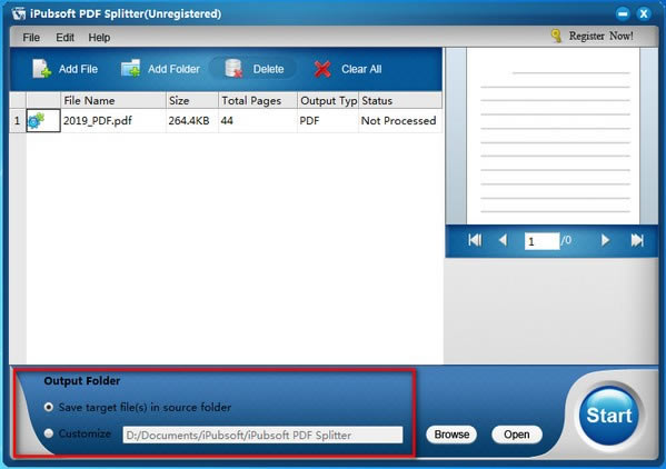 IPubsoft PDF SplitterٷءIPubsoft PDF Splitter(PDFļ) v2.1.11 ٷ-վ