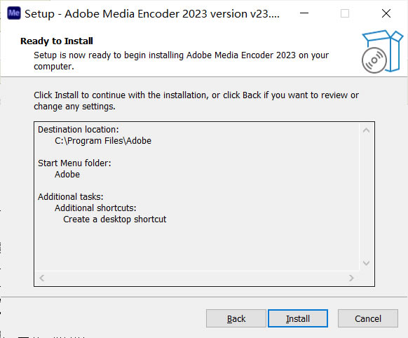 Adobe Media Encoder 2023b4