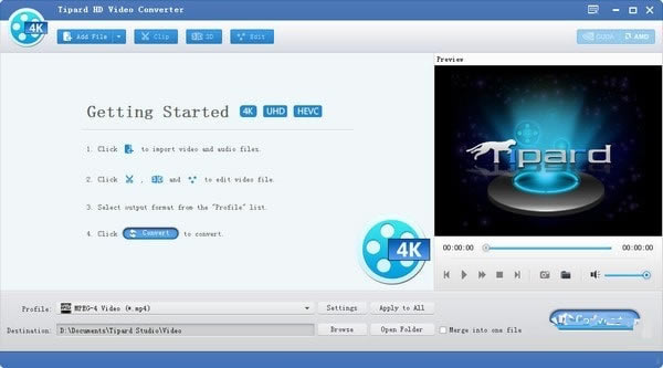 Tipard HD Video ConverterdTipard HD Video Converter(ҕlD(zhun)Q) v9.2.36 M