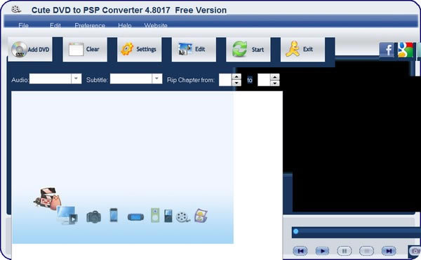 Cute DVD to PSP ConverterѰءCute DVD to PSP Converter(DVDת) v4.0817 ٷѰ