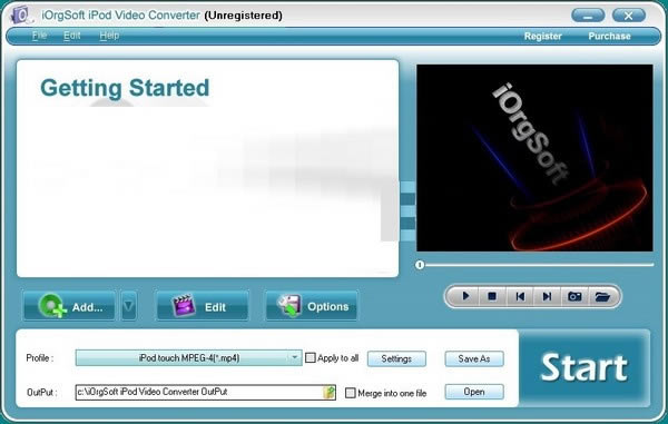 iOrgSoft iPod Video ConverterѰءiOrgSoft iPod Video Converter(iPodƵת) v3.3.8 ٷʽ