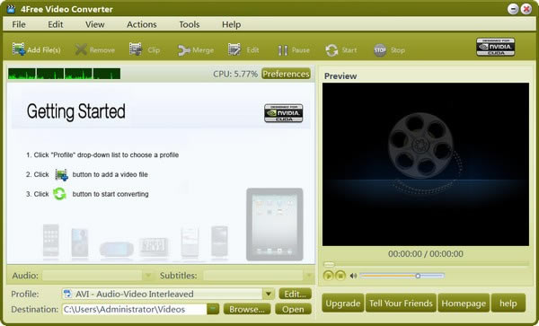 4Free Video Converterء4Free Video Converter(Ƶת) v3.84 ٷʽ