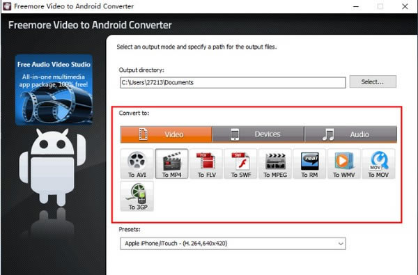 Freemore Video to Android ConverterءFreemore Video to Android Converter(Ƶʽת) v6.2.8 ٷʽ