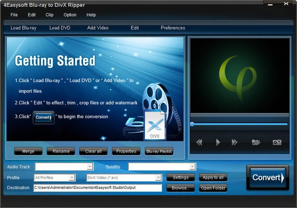 4Easysoft Blu-ray to DivX Ripperٷʽء4Easysoft Blu-ray to DivX Ripper(Ƶת) v3.1.30 ٷʽ