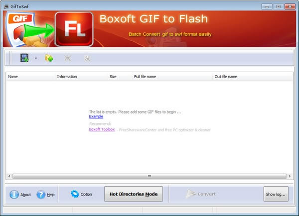 Boxoft GIF To FlashdBoxoft GIF To Flash(ҕlʽD(zhun)Q) v1.2.0 ٷʽ