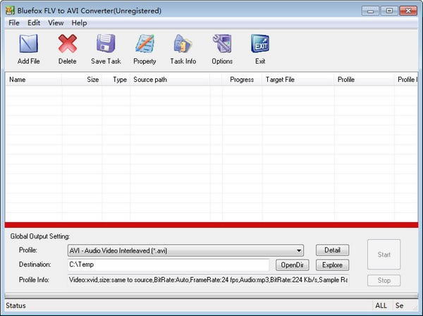 Bluefox FLV to AVI ConverterѰءBluefox FLV to AVI Converter(Ƶת) v3.01 ٷʽ