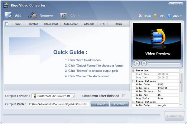 Kigo Video ConverterٷʽءKigo Video Converter(Ƶת) v1.1.1 ٷʽ