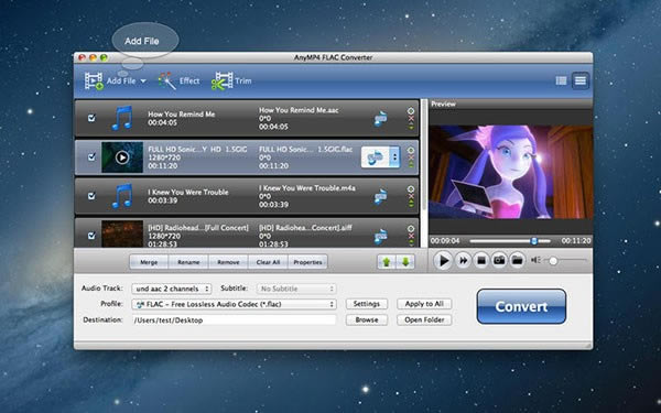 AnyMP4 FLAC ConverterdAnyMP4 FLAC Converter(flaclʽD(zhun)Q) v6.2.26 ٷʽ